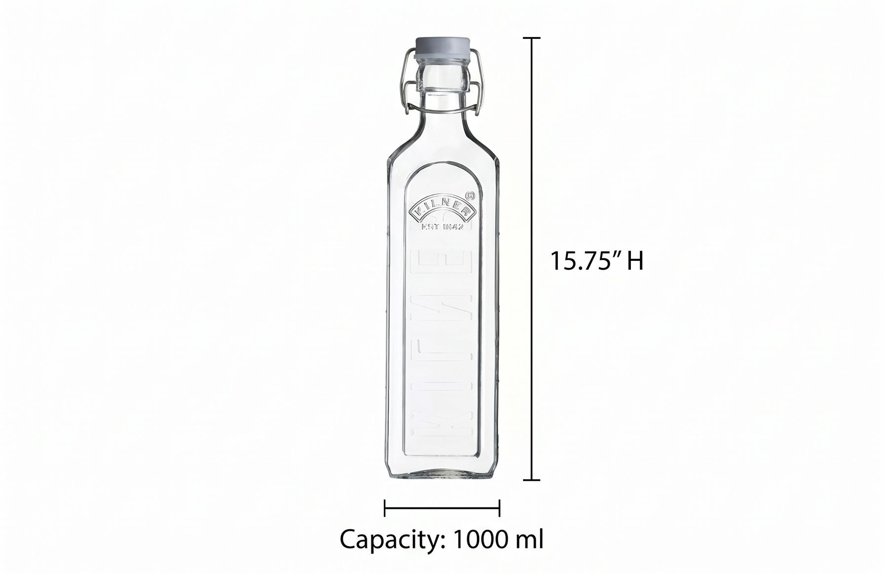 Kilner Swing Top Glass Bottle | 1L