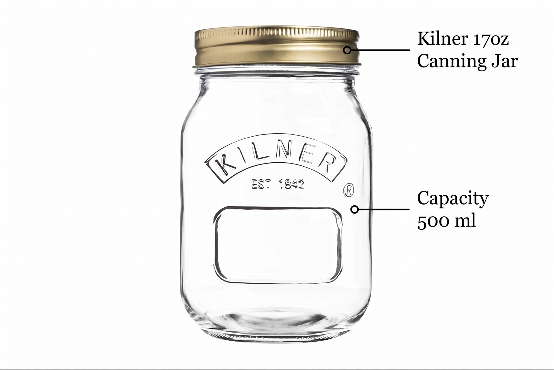 Kilner 17oz Canning Jar