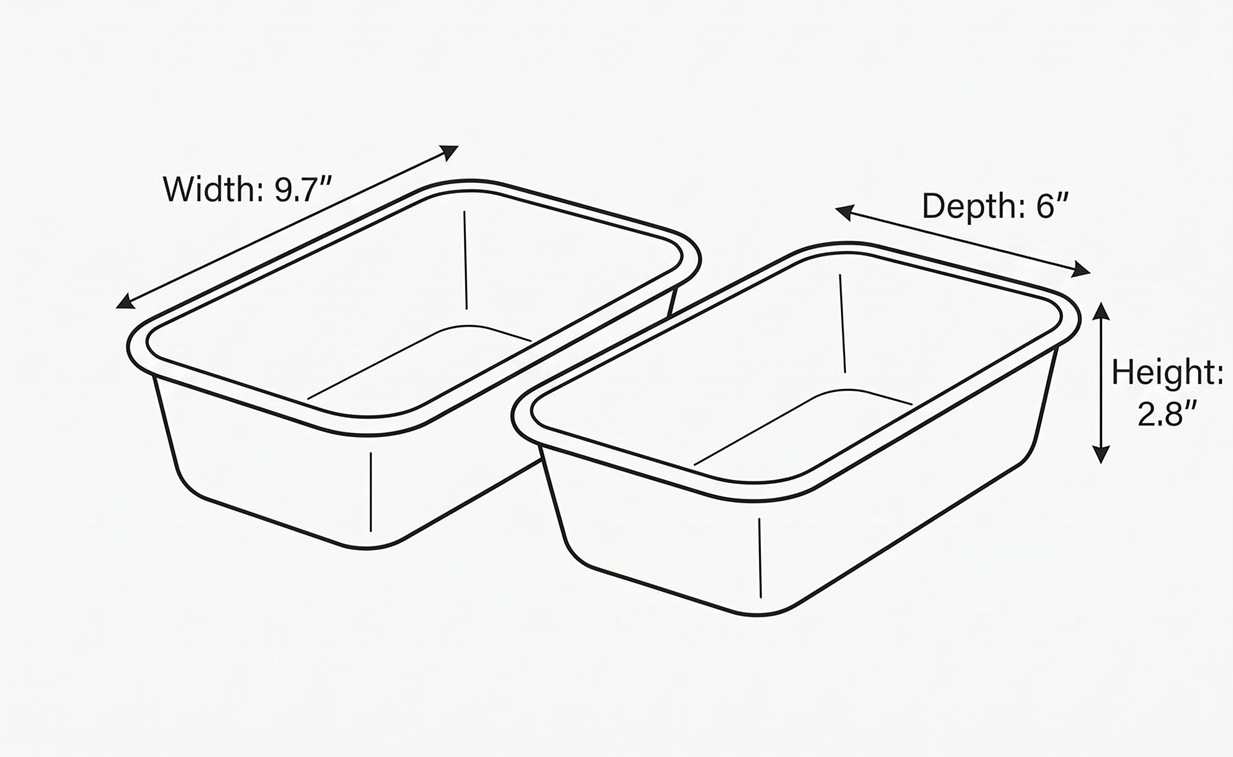 Nordic Ware Naturals Loaf Pan, 2-pack