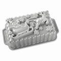 Nordic Ware NW 90848 Santa's Sleigh Loaf Pan Baking Tin Aluminium Grey 26.1 cm x 14.5 cm