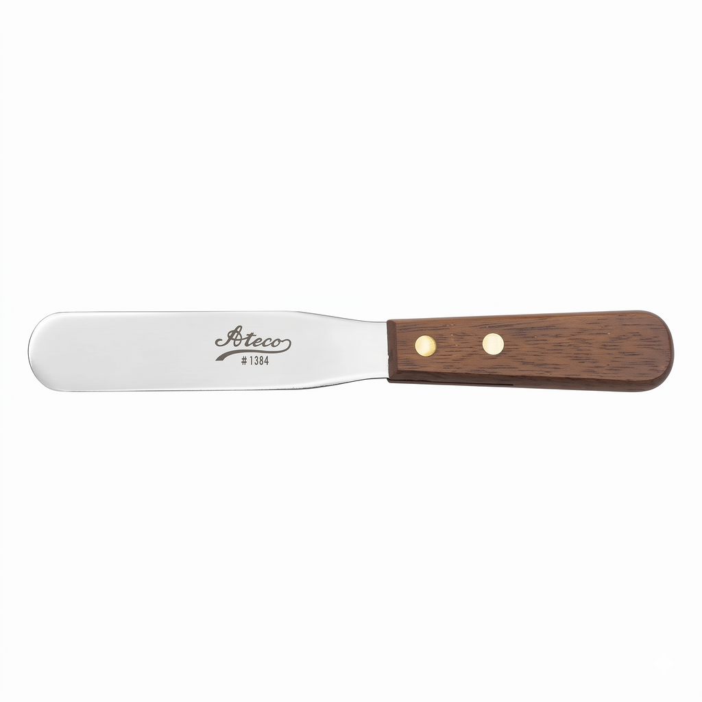 Ateco Small S/S 4-1/4" Spatula w/ Wood Handle