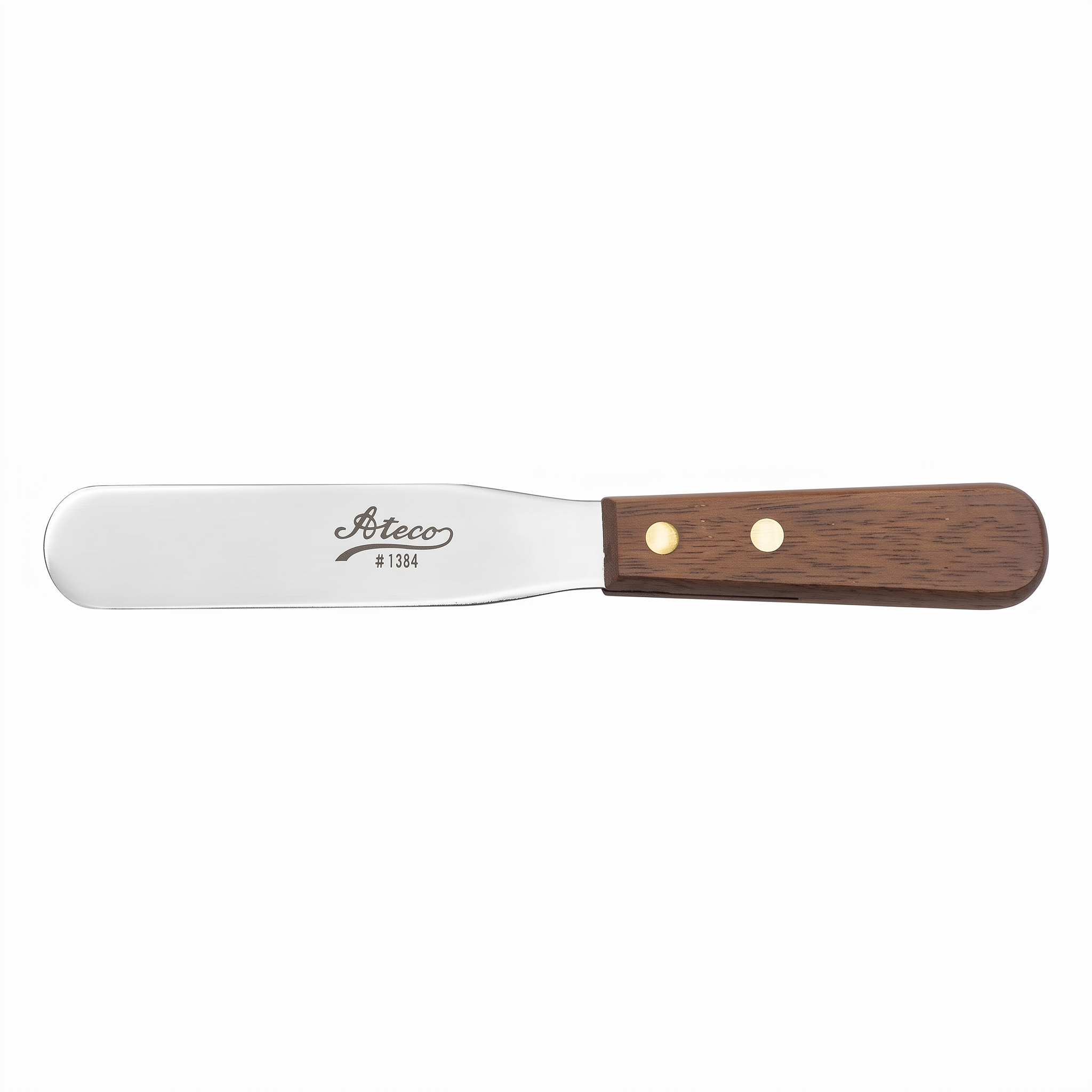 Ateco Small S/S 4-1/4" Spatula w/ Wood Handle