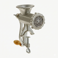 Meat Grinder w Tabletop Clamp & 2 Cutting Disks, Cast Iron Heavy Duty Sausage Maker & Manual Meat Mincer- Homemade Burger Patties, Ground Beef & More, Portable Holiday Cooking, Kitchen Essential Gift