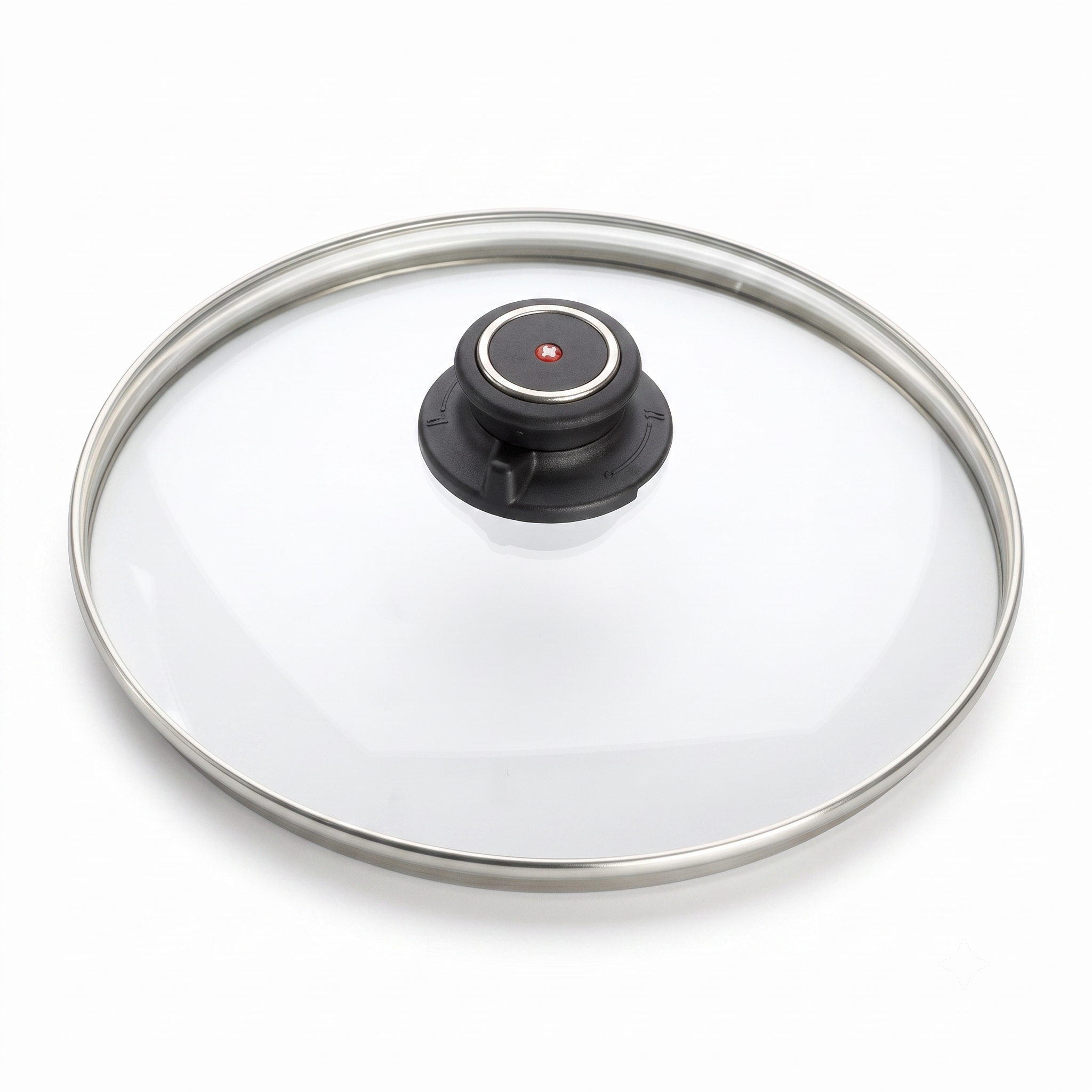 Swiss Diamond Heat-Tempered Glass Lid 6.3", Dishwasher Safe and Oven Safe