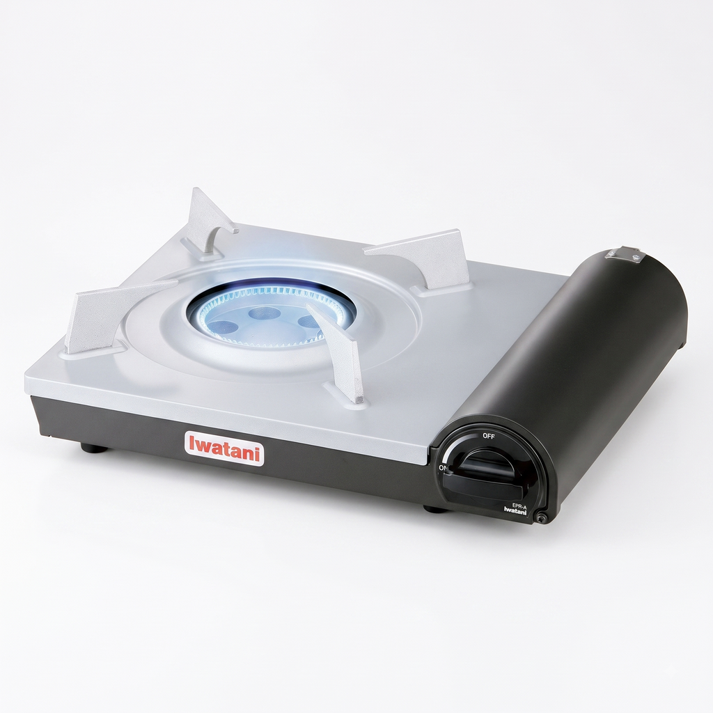 Iwatani America EPR Cassette Feu-EcoPremium Portable Butane Stove Cooktop, Black