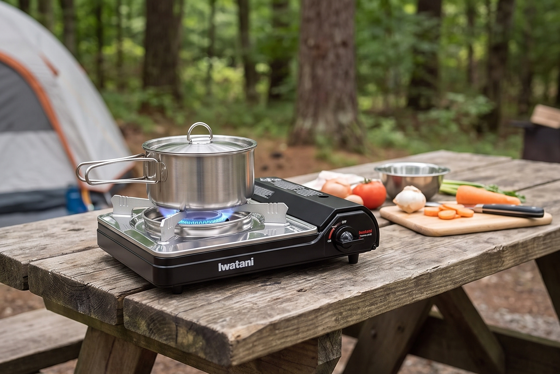 Iwatani Cassette Feu Butane VA-30 Camp Stove, one, BLACK