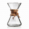 Chemex Pour-Over Glass Coffeemaker - Hand Blown Series - 8-Cup