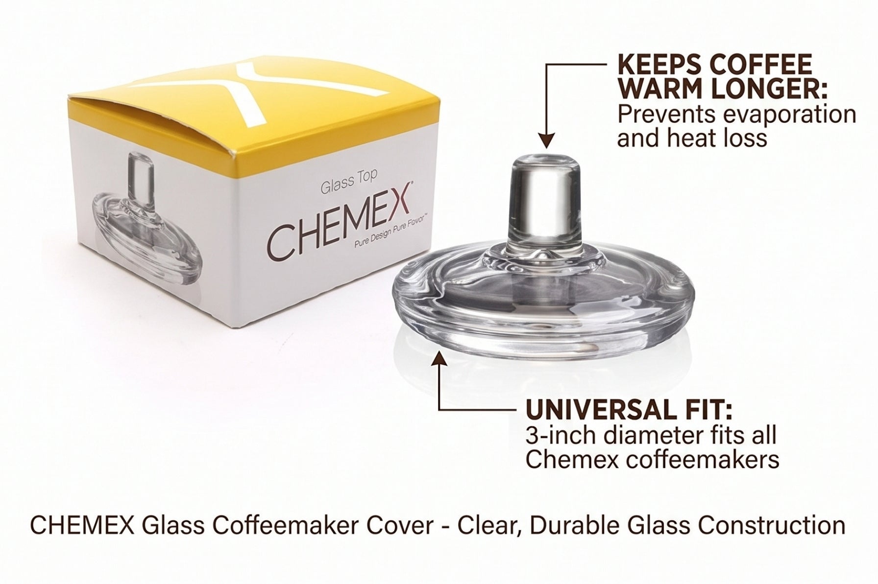 CHEMEX Glass Coffeemaker Cover