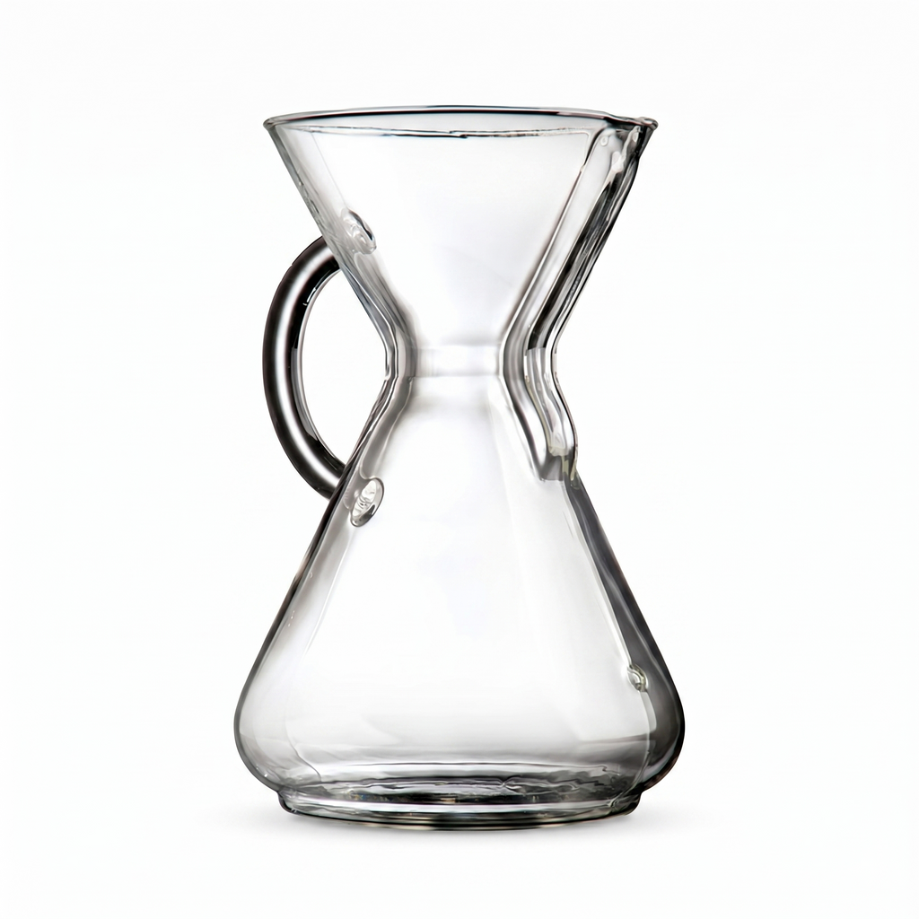 Chemex Pour-Over Glass Coffeemaker - Glass Handle Series - 8-Cup - Exclusive Packaging