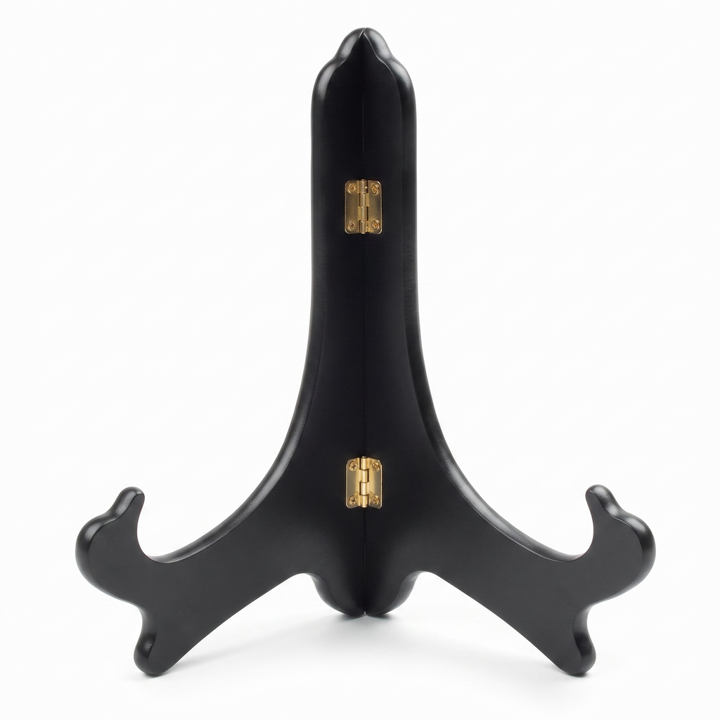 Fox Run Black Plate Stand, 10-Inch