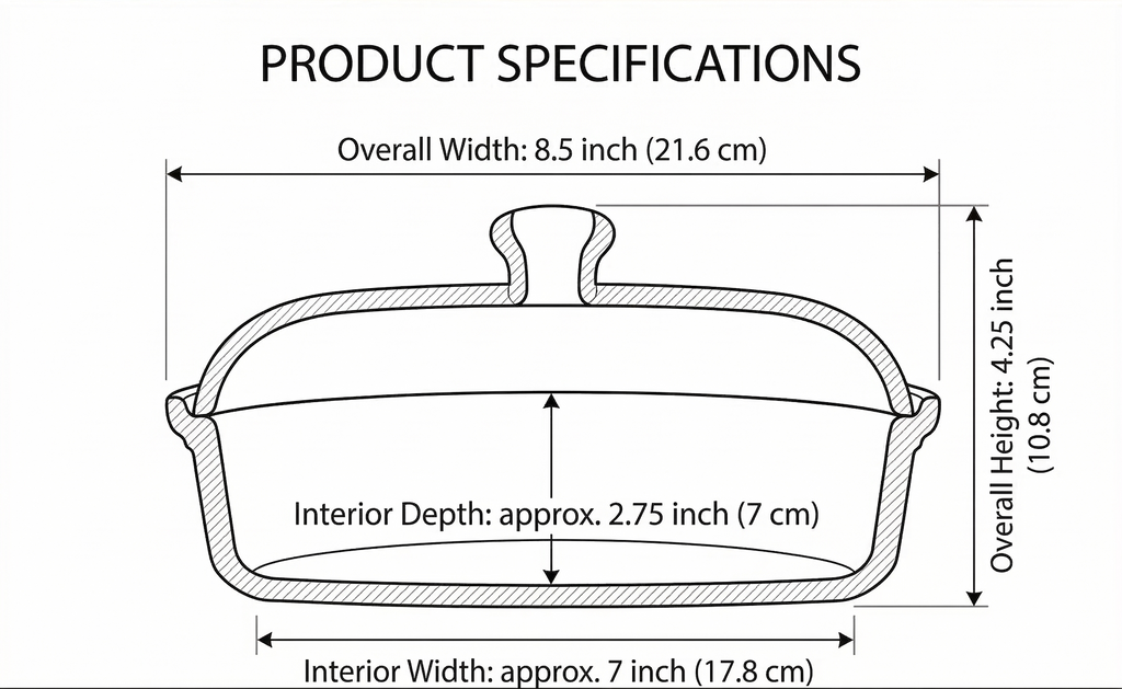 Fox Run Ceramic 3943 Tortilla Warmer, Terra Cotta