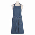 Now Designs Chef's Kitchen Apron, Denim Stone Wash - 28 x 32 in