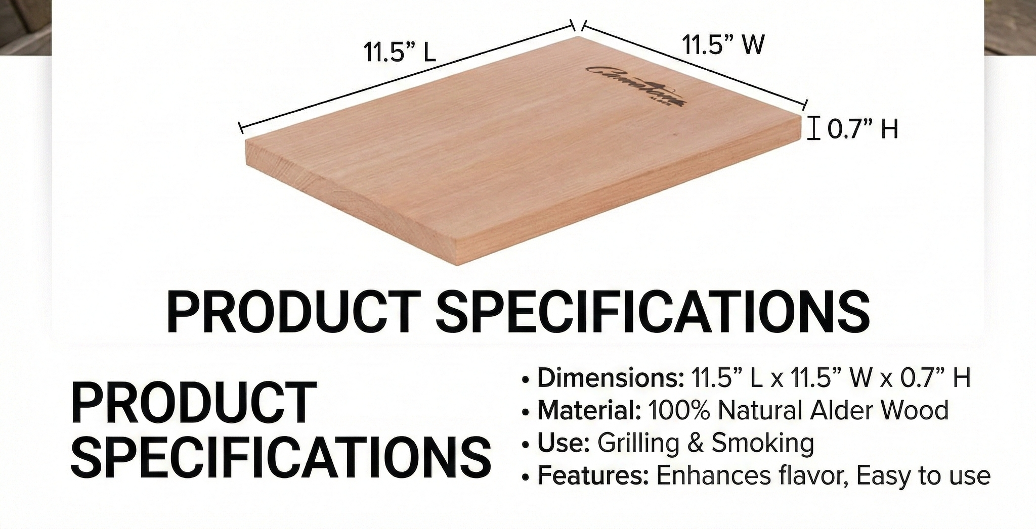 Camerons Cedar & Alder Grilling Planks - 4 Pack (5.5x11.5") - Premium Natural Wood - Easily Infuse Smoky Flavor into BBQ Salmon, Fish, Pork, Veggies, and More - Sourced in the USA - Grilling Gift Idea
