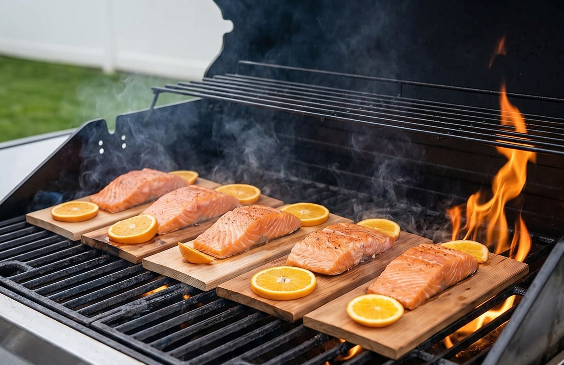 Camerons Cedar & Alder Grilling Planks - 8 Pack (5.5x11.5") - Premium Natural Wood - Easily Infuse Smoky Flavor into BBQ Salmon, Fish, Pork, Veggies, and More - Sourced in the USA - Grilling Gift Idea