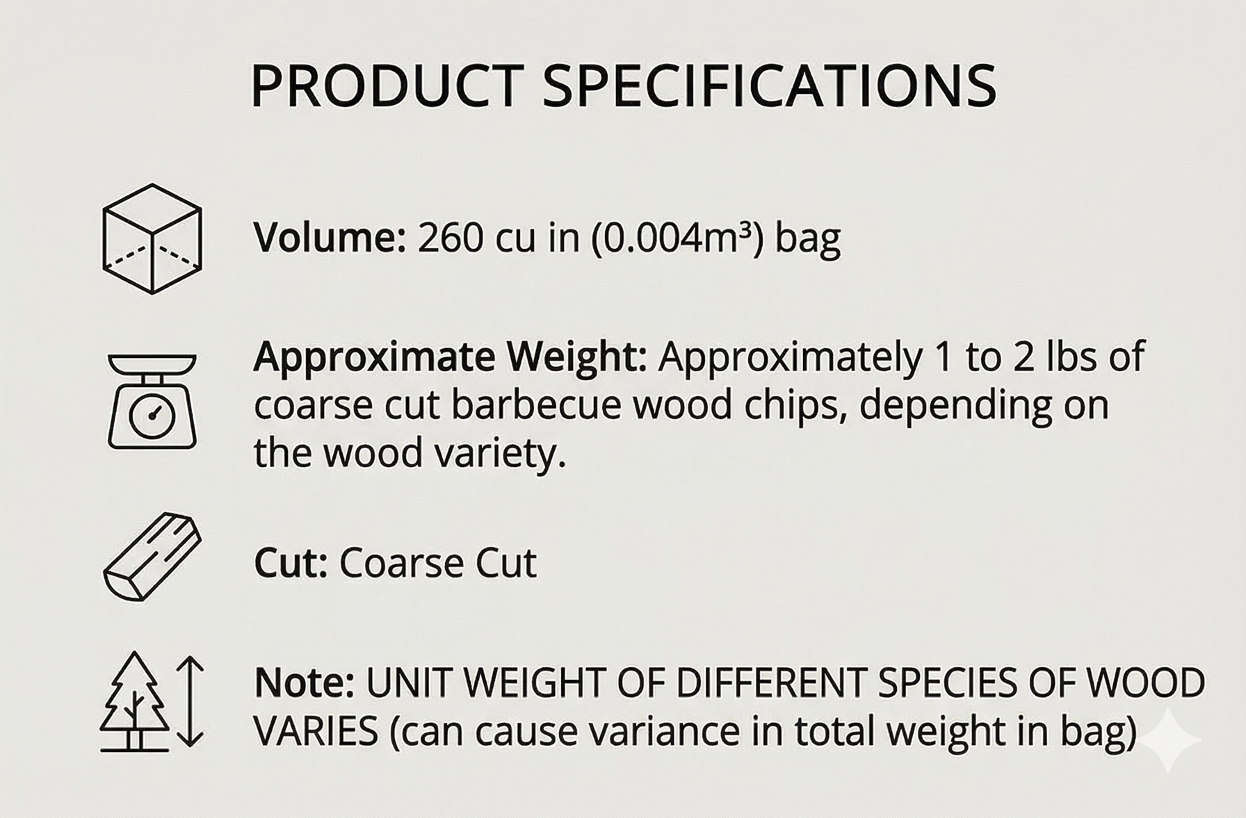 Camerons All Natural Extra Fine Hickory BBQ Wood Chips - 260 Cu. In. Bag, Approx 2 Pounds- Kiln Dried Sawdust Shavings for Cocktail Smoking Guns, Smokers, Smoke Boxes - Barbecue Grilling Gifts for Men