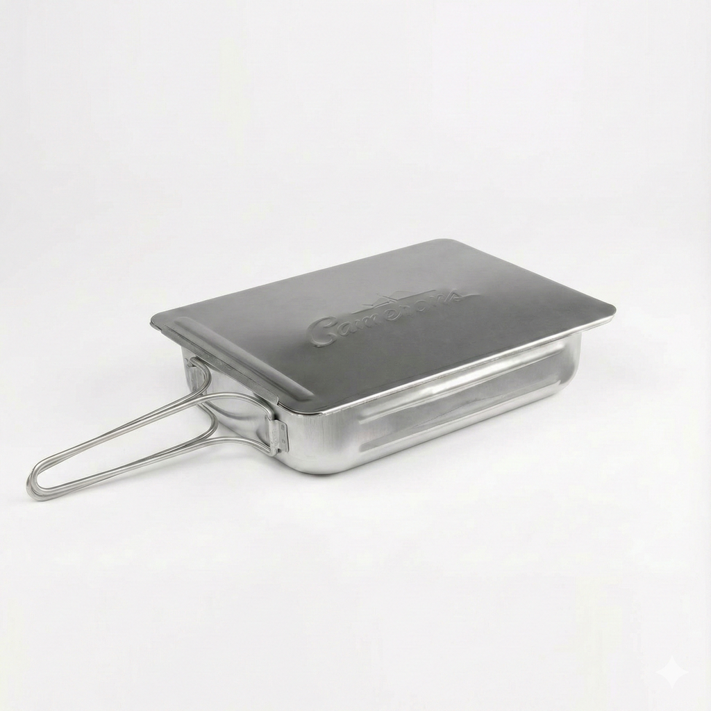 Camerons Original Stovetop Smoker -Smoker Box Gift Set w/Oak, Apple, Hickory Wood Chip Pints & Recipe Guide- Indoor Outdoor Use - Great for Smoking Meats - Barbecue Grilling Holiday Xmas Gift for Men