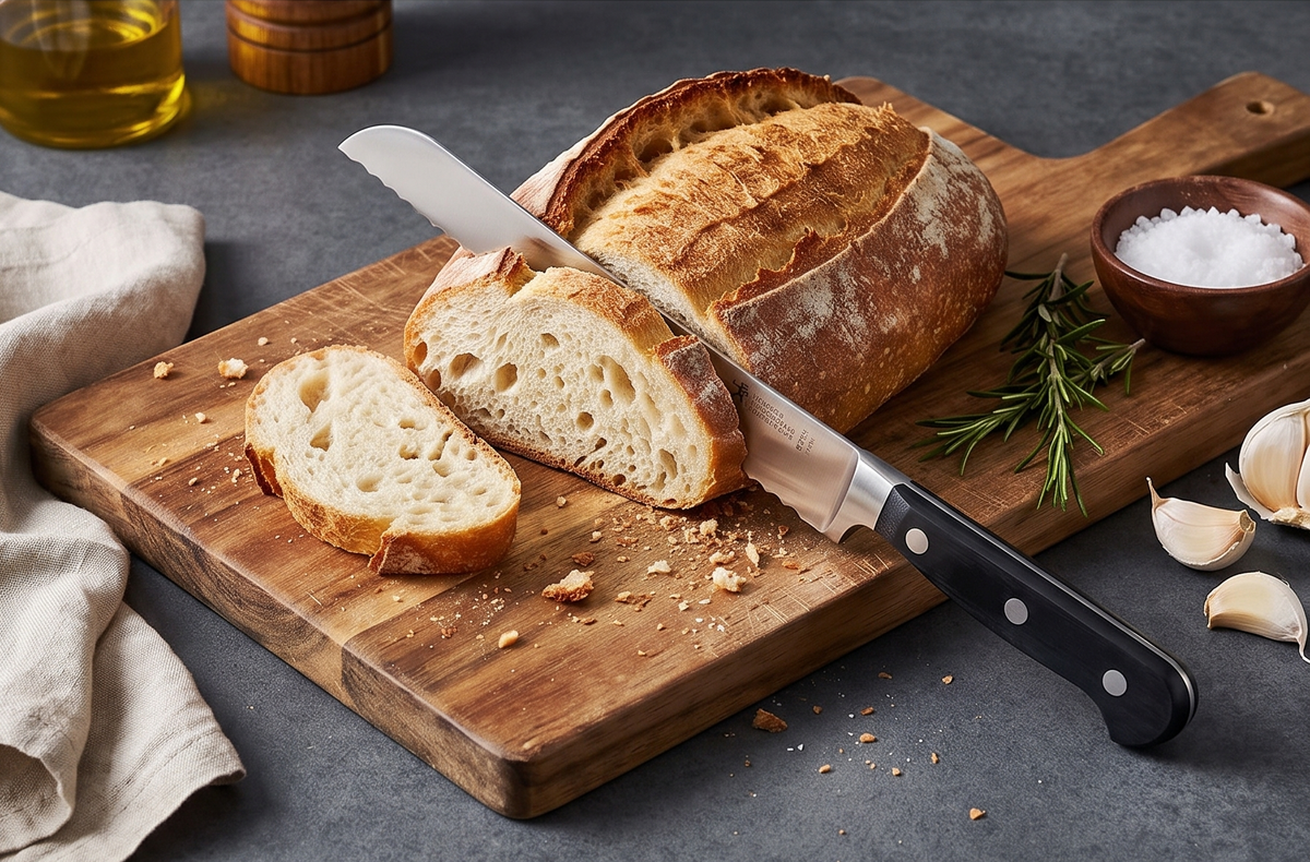 HENCKELS Classic Razor-Sharp 7-inch Bread Knife, Cake Knife, German Engineered Informed by 100+ Years of Mastery