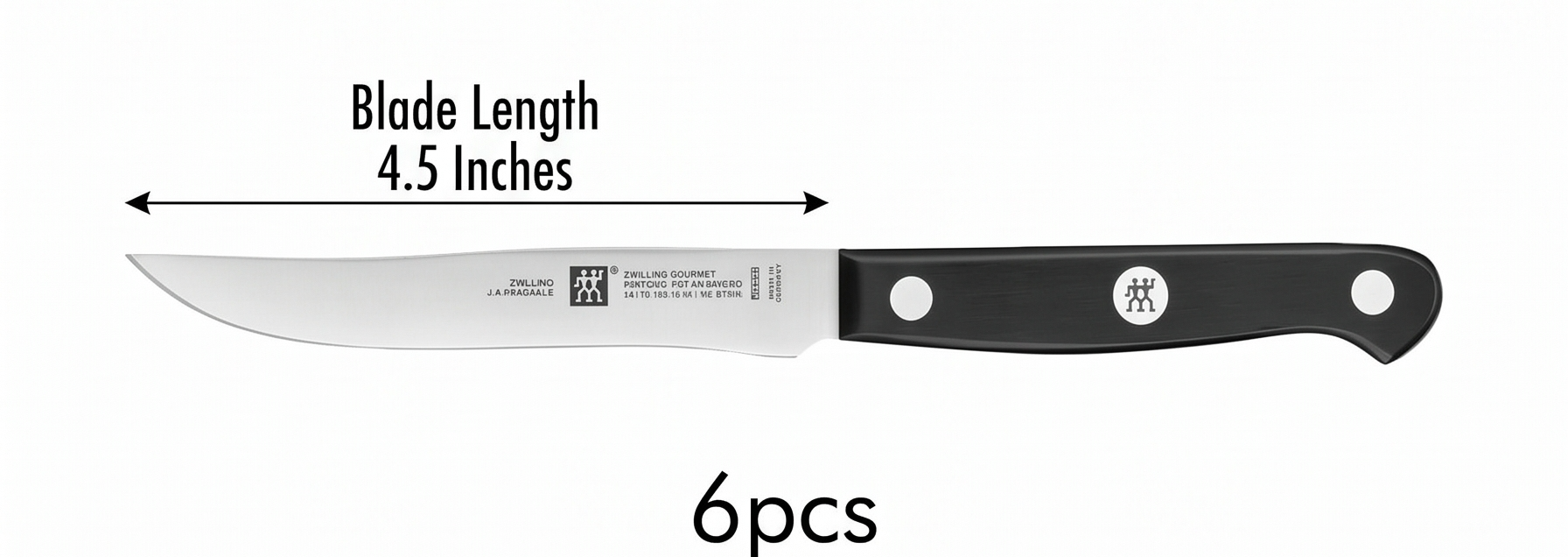 ZWILLING Gourmet 6-pc Steak Knife Set