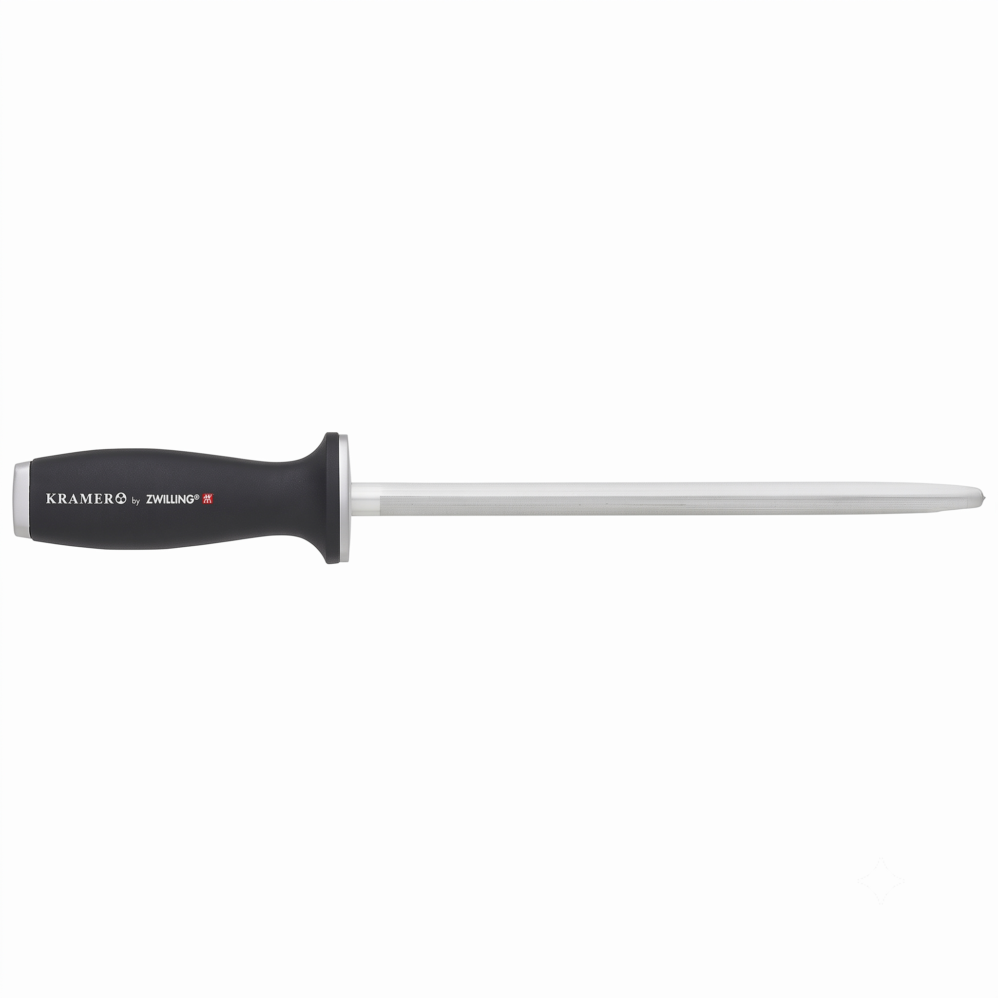 KRAMER by ZWILLING 12-inch Double Cut Honing Steel with Plastic Handle