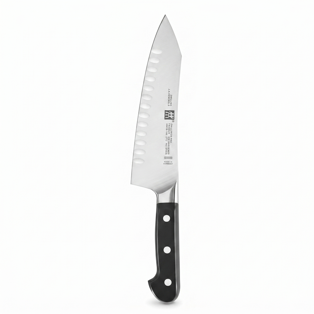ZWILLING Pro 7-inch Hollow Edge Rocking Santoku Knife