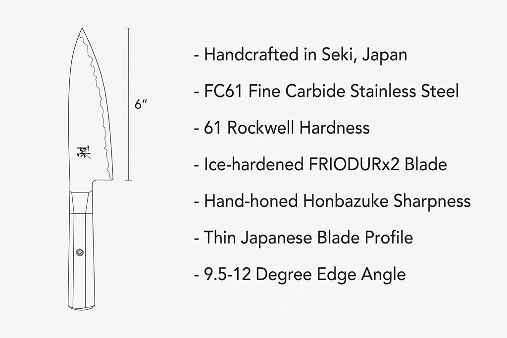 Miyabi Koh 6-inch Chef's Knife