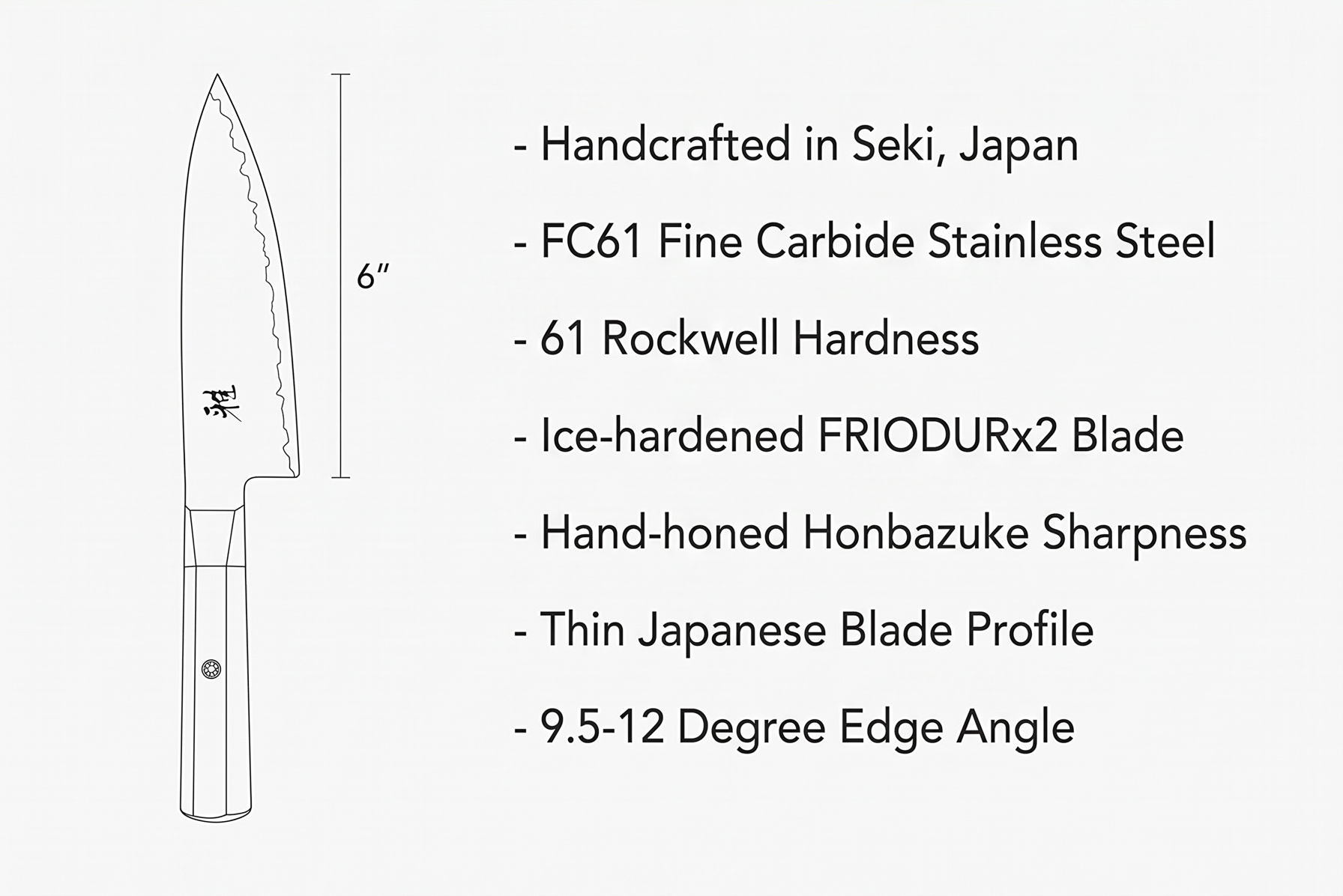 Miyabi Koh 6-inch Chef's Knife