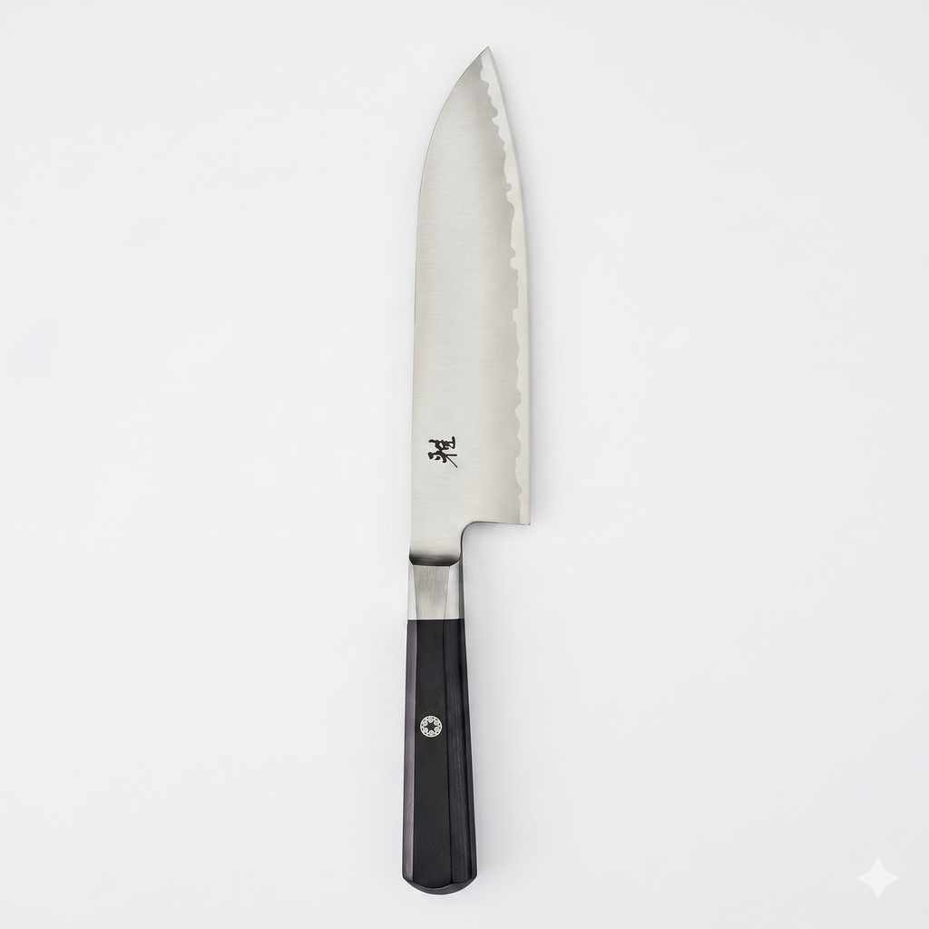 Miyabi Koh Japanese Fine Edge Santoku Knife,5.5-inch, Small Kitchen Knife, Pakkawood Octagon-shaped Handle, Hand-honed Blade Finished with Katana Edge, Handcrafted in Seki, Japan