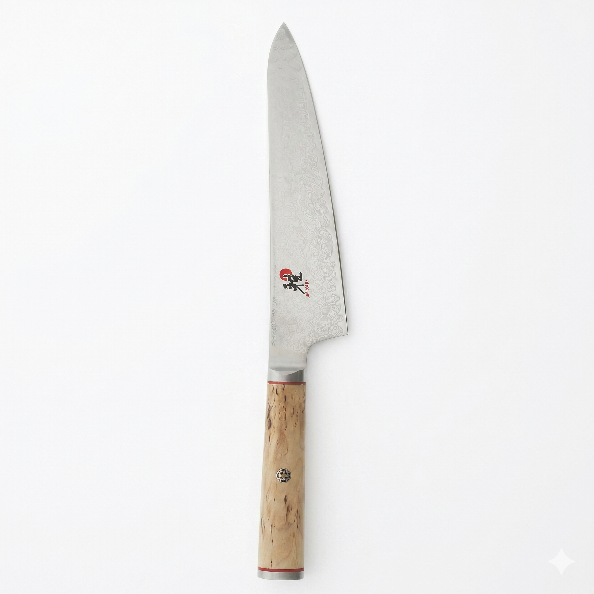 Miyabi Birchwood SG2 Japanese Prep Knife, 5.5-inch, Precision Kitchen Knife, Karelian Birch Handle, 100-layer flower Damascus pattern, Handcrafted in Seki, Japan