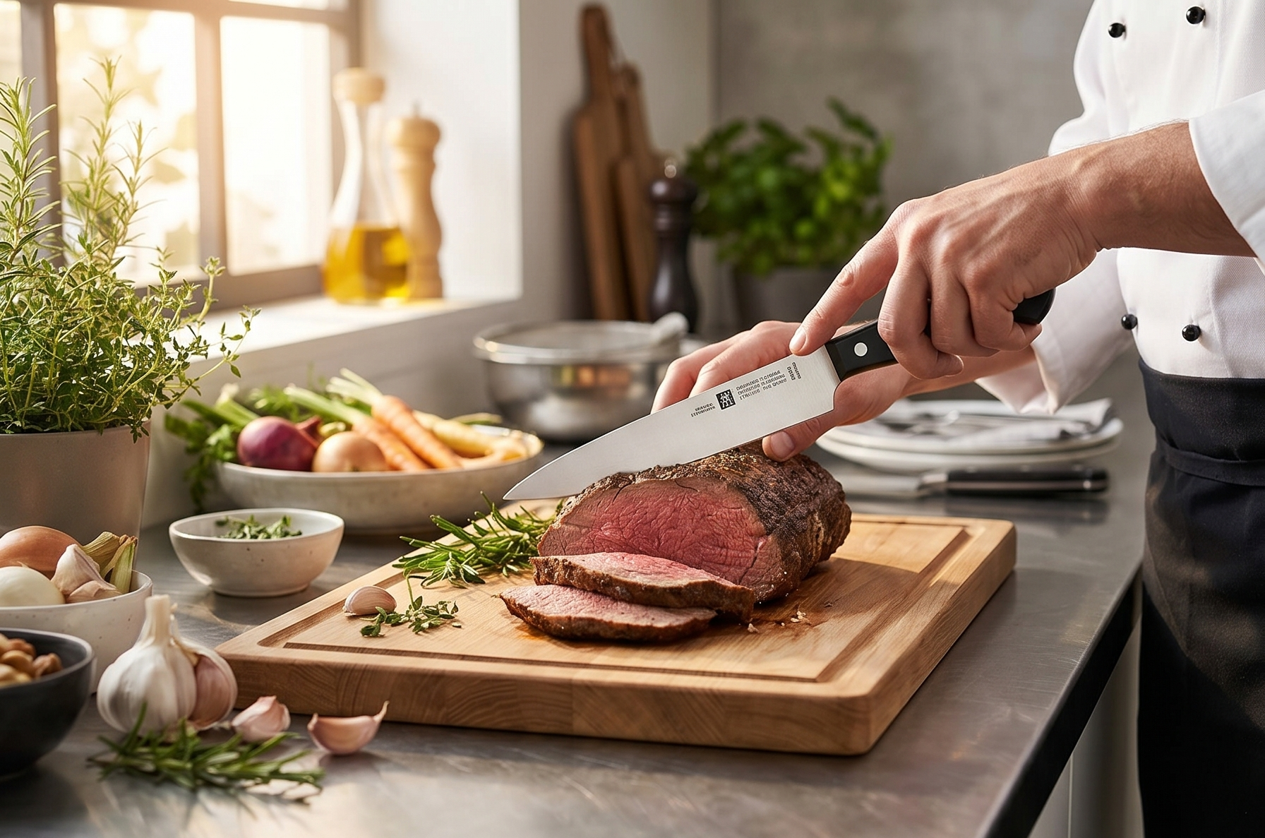 ZWILLING Gourmet 8-inch Carving/Slicing Knife