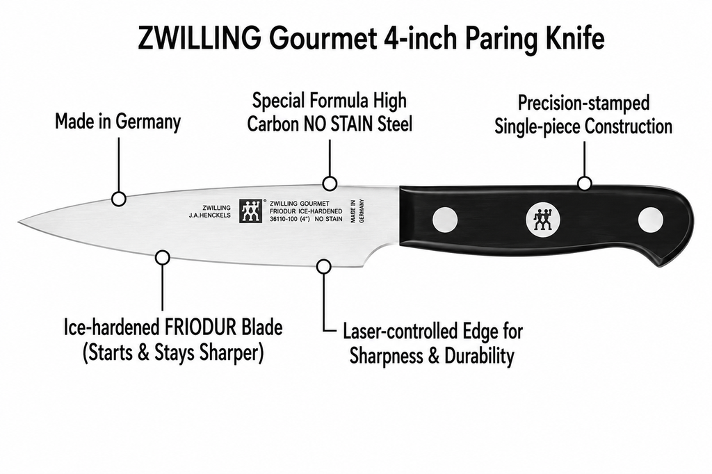 ZWILLING Gourmet 4-inch Paring Knife