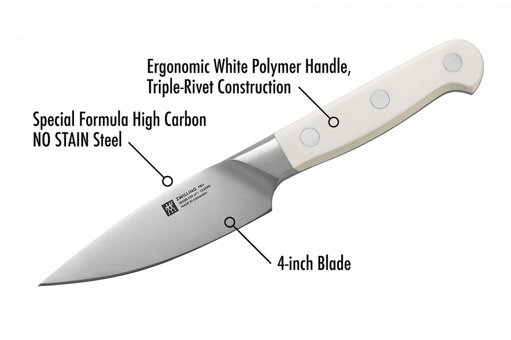 ZWILLING Pro Le Blanc 4-inch Paring Knife