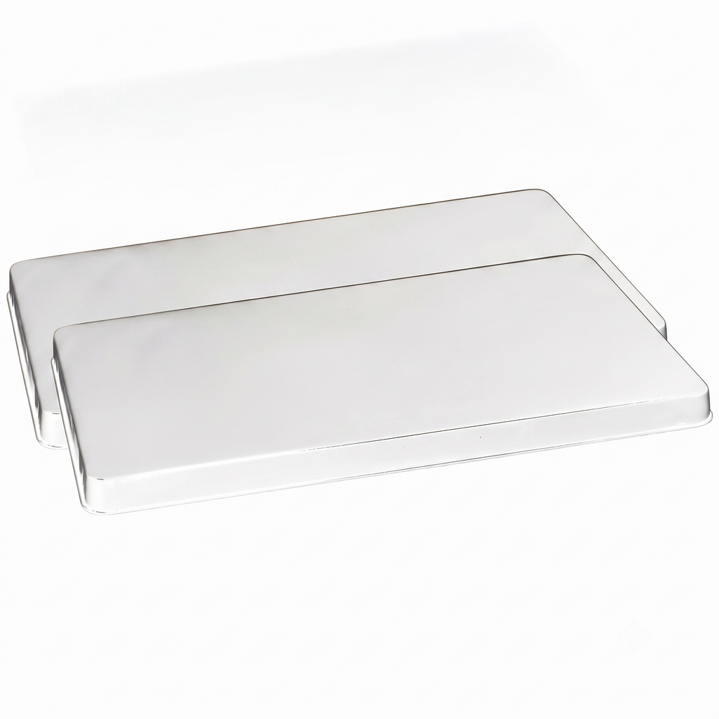 Reston Lloyd Rectangular Stove Burner Covers, Set of 2, White