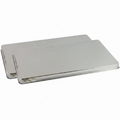 Reston Lloyd Rectangular Burner Cover, Steel, Set of 2, Stainless Look