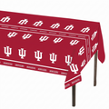 Creative Converting 724924 Indiana University Theme Plastic Tablecloth