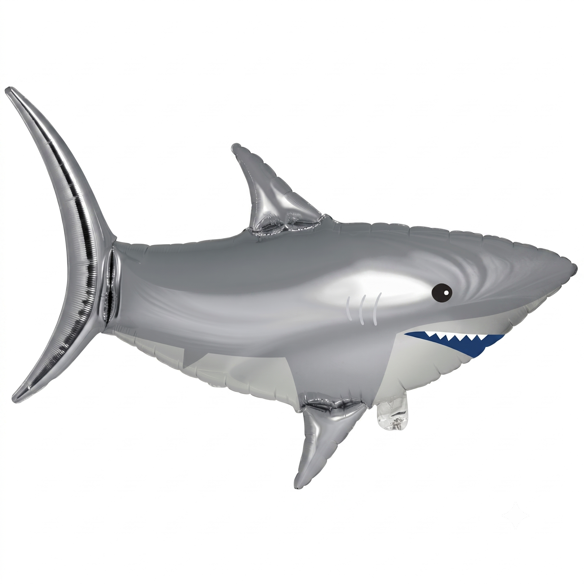Shark Party Shaped Mylar Balloon, 1 ct