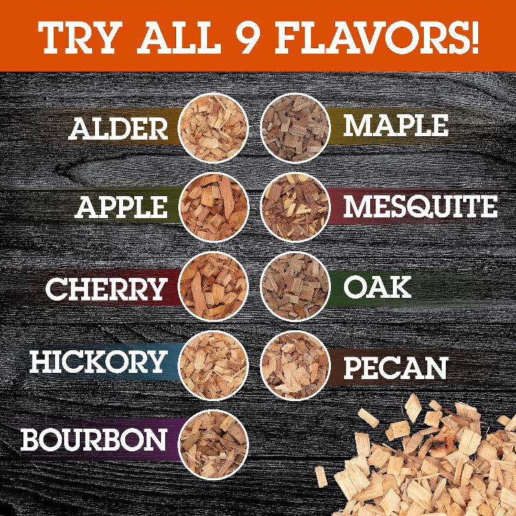 Camerons Smoking Wood Chips (Pecan)- Coarse Kiln Dried BBQ Chips- 100% All Natural Barbecue Smoker Shavings- 2lb Bag