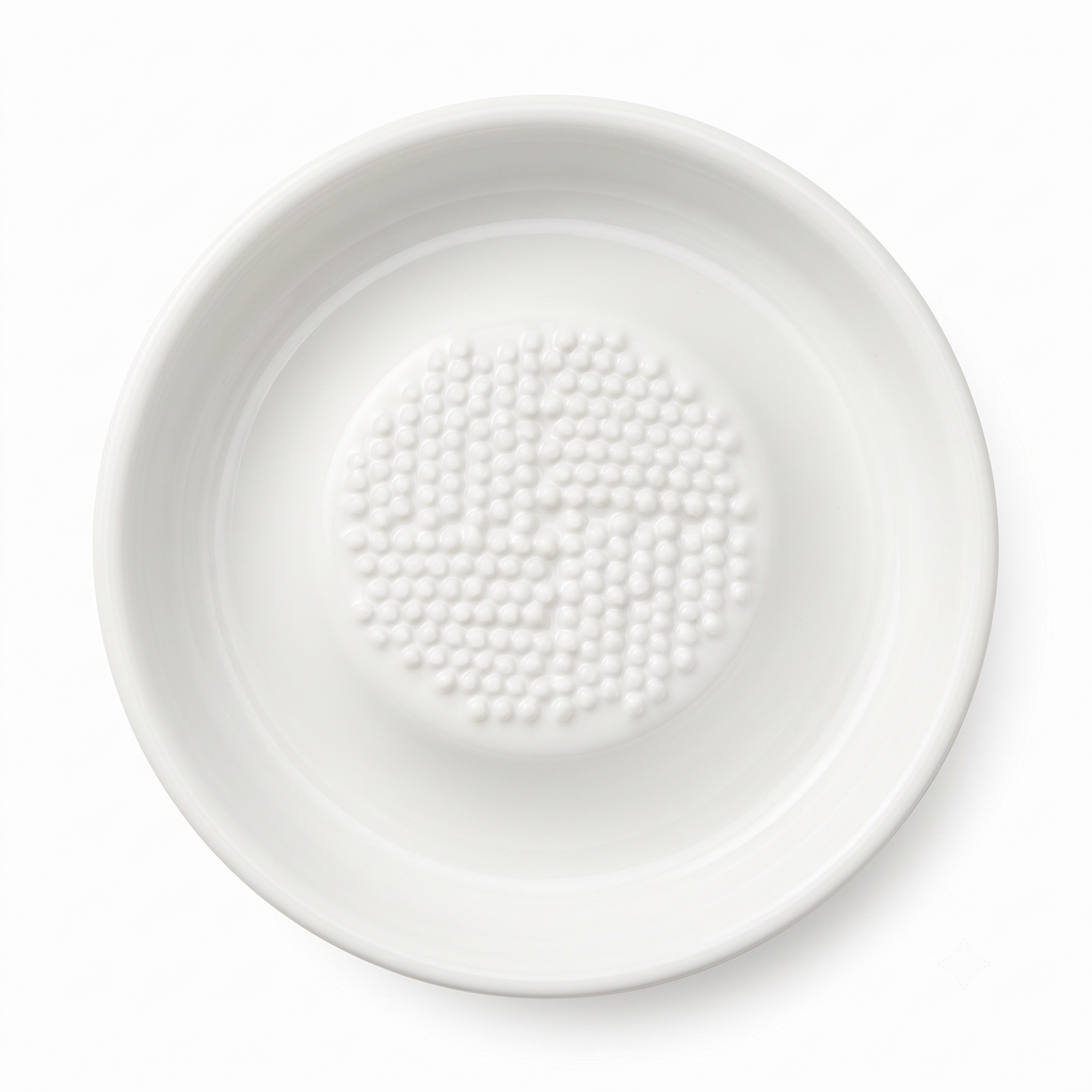 Kyocera 3.5" Ceramic Ginger & Garlic Grater, Small – Fine Zester for Cheese, Citrus, Chocolate & More – Non-Slip, Rust-Proof, Dishwasher Safe