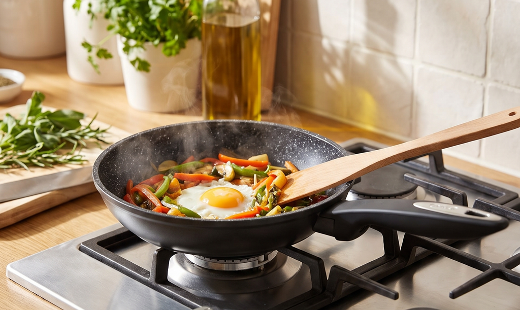 Zyliss Ultimate Ceramic Cookware - Non-Stick Frying Pan for Healthy Meal Prep - Quick-Heat & Easy-to-Clean - Fry Pan, 7.9 Inches