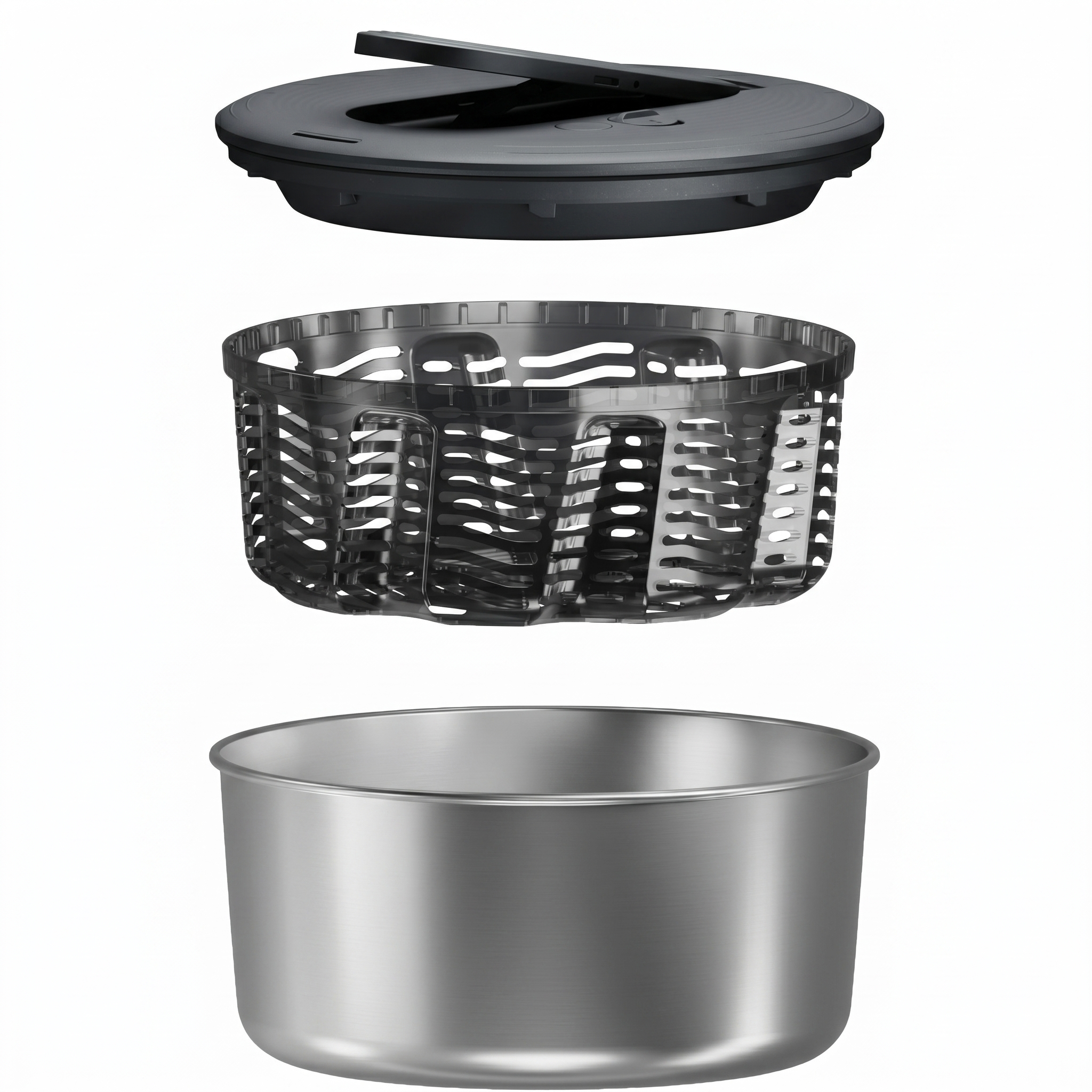 SwiftDry Stainless steel Salad Spinner S