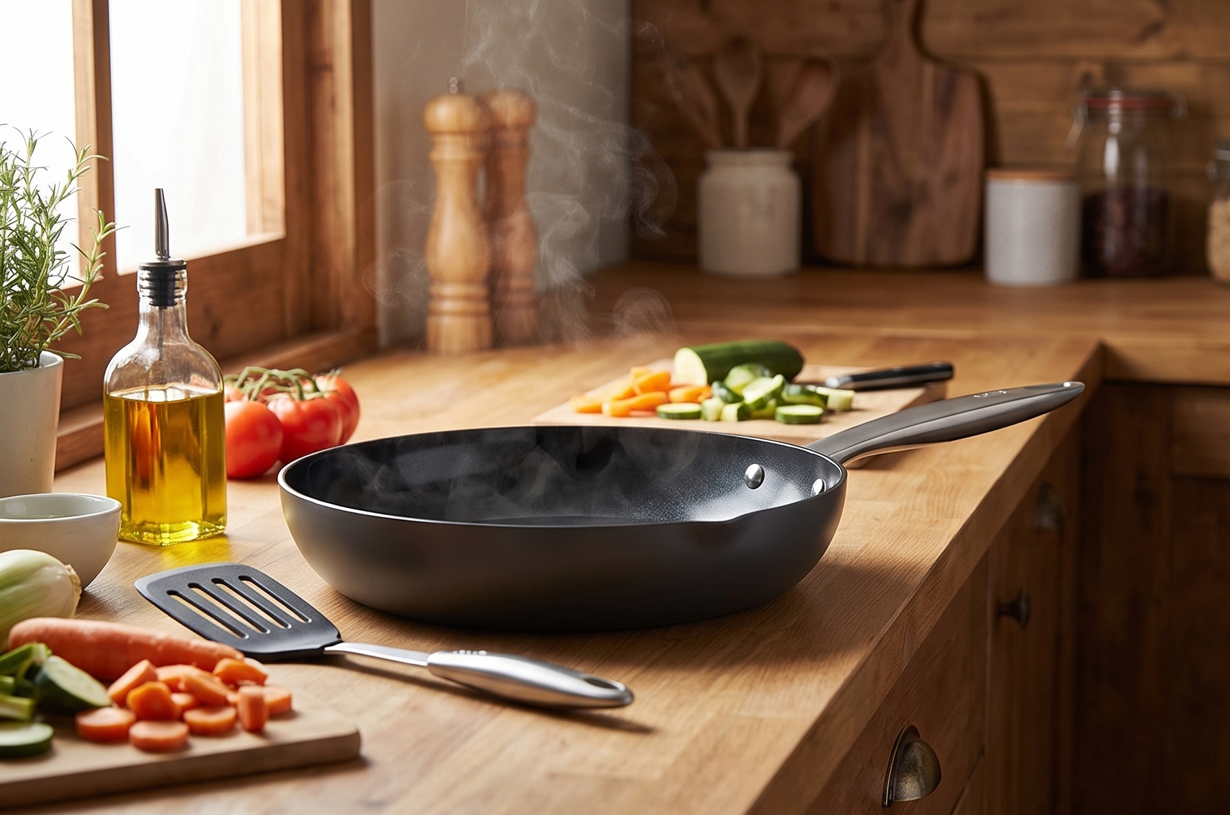 Zyliss Ultimate Pro Ceramic Fry Pan - Aluminium Fry Pan with a Stainless Steel Base & Ceramic Non-Stick Coating - Durable, Everyday-Use Pan - Dishwasher-Safe Kitchen Essential - 11"