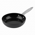 Zyliss Ultimate Pro Ceramic Fry Pan - Aluminium Fry Pan with a Stainless Steel Base & Ceramic Non-Stick Coating - Durable, Everyday-Use - Dishwasher-Safe Kitchen Essential - 8"