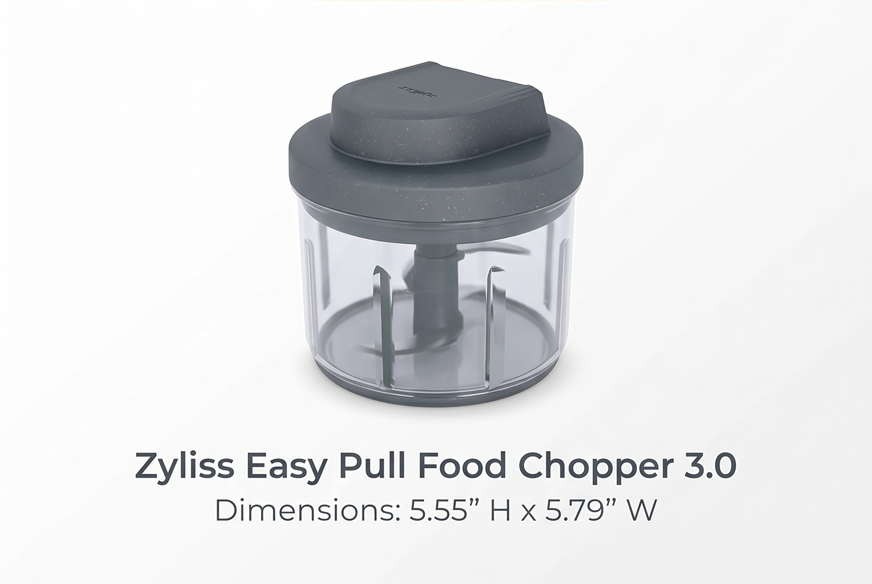 Zyliss Easy Pull Food Chopper and Manual Food Processor - Hand-Held Slicer & Dicer for Fruits & Vegetables - Easy Pull Manual Food Chopper - Cooking Gadgets & Kitchen Essentials - Easy Pull 3.0
