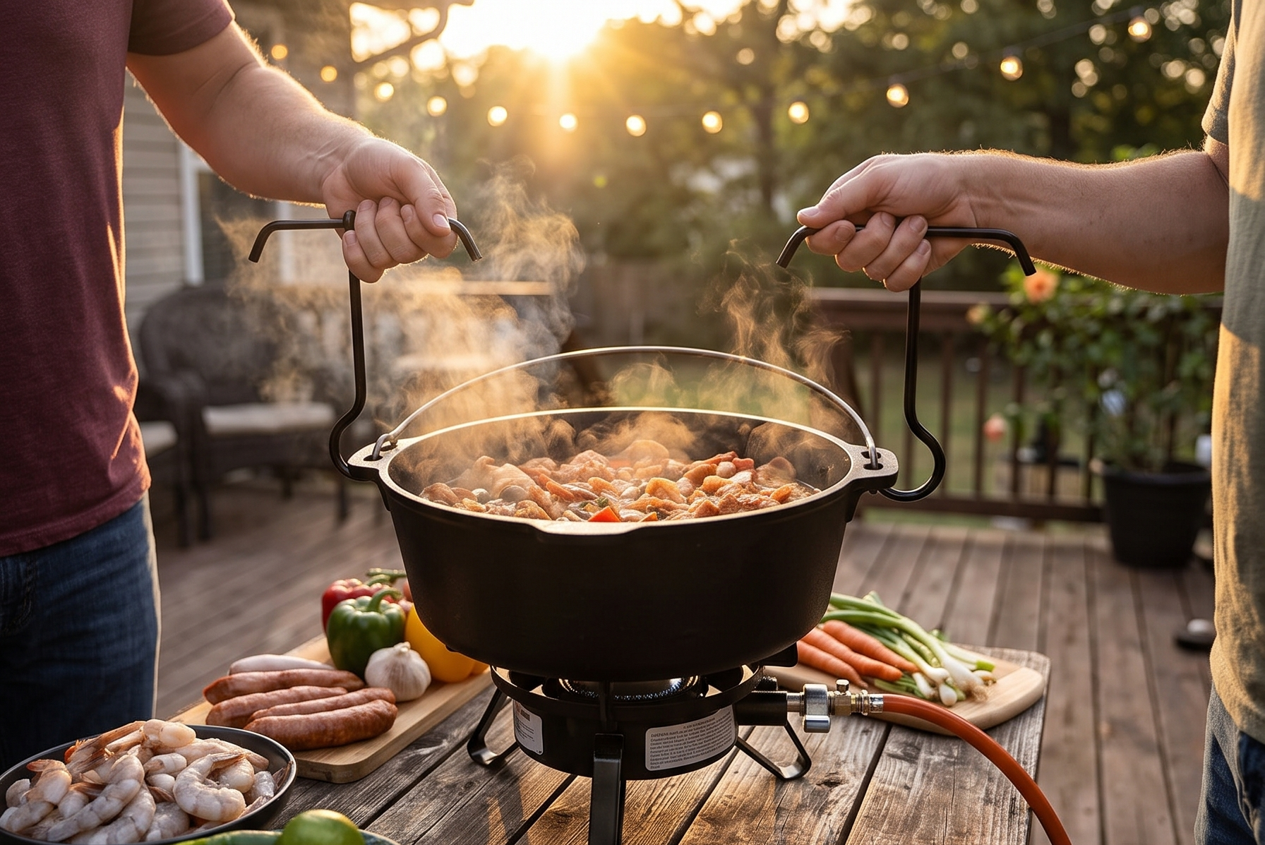 Bayou Classic 0822 2 Steel Lift Hooks Perfect For Lifting Heavy Jambalaya Pots A Must Have For Large Batch Cooking