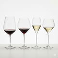 Riedel Veloce Tasting Set, Wine Glasses, 4 Pack – Cabernet, Pinot Noir, Sauvignon Blanc, Chardonnay - Dishwasher Safe, Crystal Glass - 5330/47