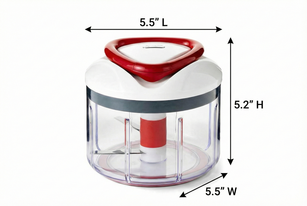 Zyliss Easy Pull Food Chopper and Manual Food Processor - Hand-Held Slicer & Dicer for Fruits & Vegetables - Easy Pull Manual Food Chopper - Cooking Gadgets & Kitchen Essentials - Easy Pull 2.0