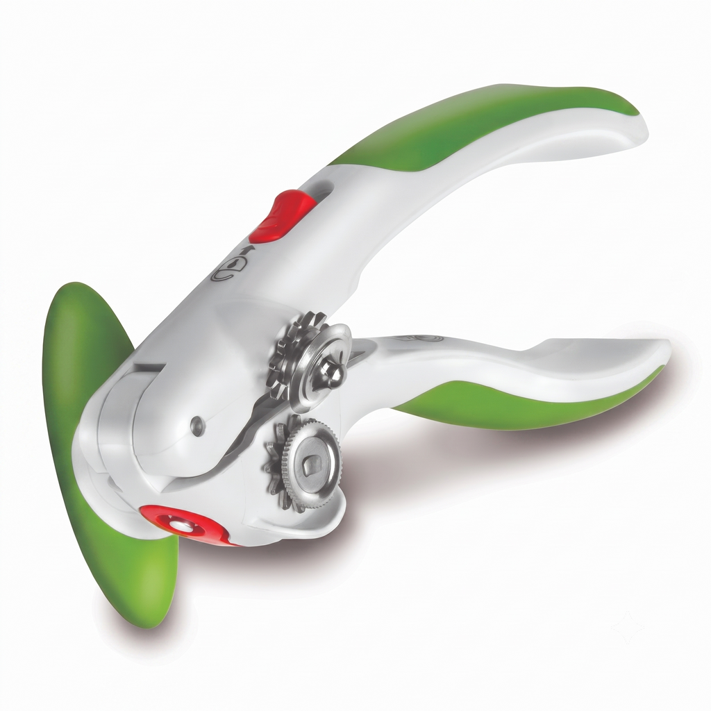 Zyliss Lock N' Lift Manual Can Opener with Lid Lifter Magnet - Heavy-Duty & Handheld Can Opener - Kitchen Gadget for Can Opener Safety - Manual Can Opener for Smooth Edge - Green