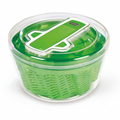 Zyliss Swift Dry Salad Spinner Large - Plastic Lettuce Colander and Spinner - Vegetable and Fruit Washer and Dryer - Dishwasher Safe Produce Tosser and Salad Spinner - Green, Large