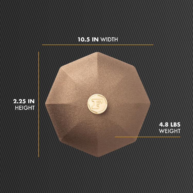 FINEX 10" Cast Iron Skillet Lid with Brass Handle, Modern Heirloom, Handcrafted in the USA, Pre-seasoned with Organic Flaxseed Oil