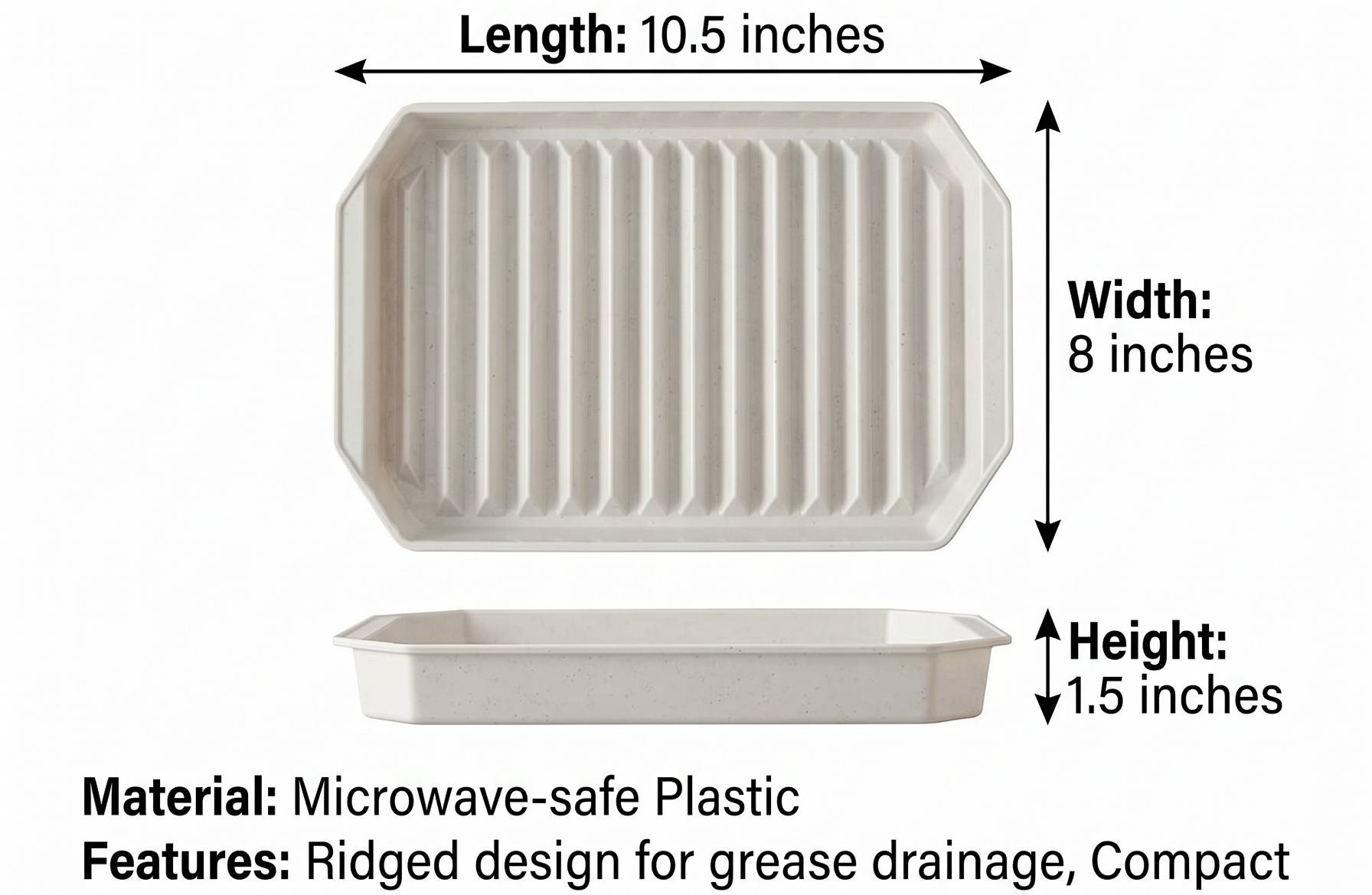 Nordic Ware Microwave Compact Bacon Rack (3)