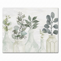 CounterArt Nature's Greenery 3mm Tempered Glass Cutting Board 15” x 12” Serving Board Charcuterie Board
